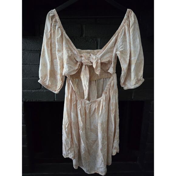ROXY Satin Sands Mini Sundress size large - Picture 3 of 6